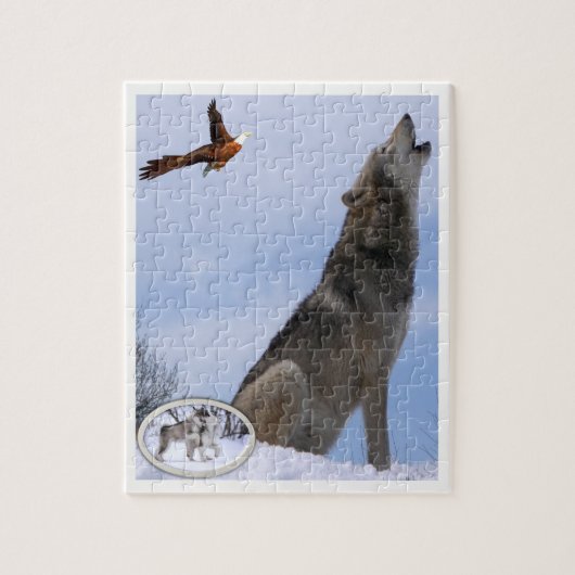 Wolf Jigsaw Puzzle (Vertikal)