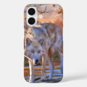 Wolf JUNTING GRUNDS Case-Mate iPhone Hülle (Rückseite)