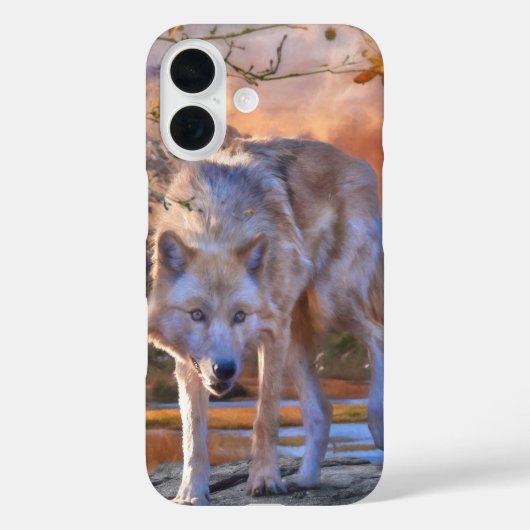 Wolf JUNTING GRUNDS Case-Mate iPhone Hülle (Rückseite)