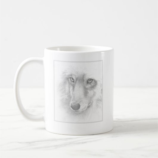 Wolf-Kaffee-Tasse Kaffeetasse (Links)