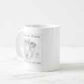 Wolf-Kaffee-Tasse Kaffeetasse (Vorderseite Links)