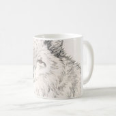 Wolf-Kaffee-Tassen-Alphafrau Kaffeetasse (VorderseiteRechts)