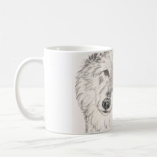 Wolf-Kaffee-Tassen-Alphafrau Kaffeetasse (Links)