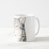 Wolf-Kaffee-Tassen-Alphamann Kaffeetasse (VorderseiteRechts)