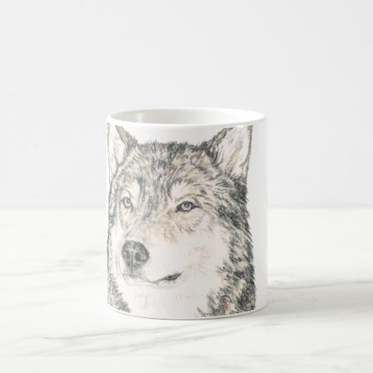 Wolf-Kaffee-Tassen-Alphamann Kaffeetasse (Mittel)