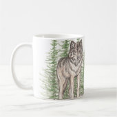 Wolf-Kaffee-Tassen-Anleitung Kaffeetasse (Links)