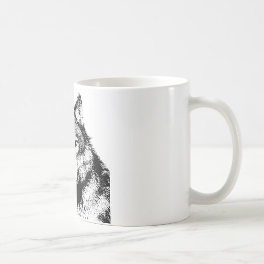Wolf Kaffeetasse (Rechts)
