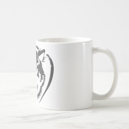 Wolf Kaffeetasse (Rechts)
