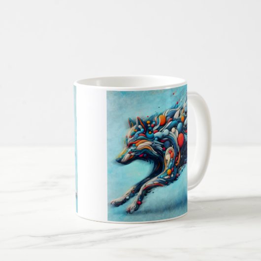 Wolf Kaffeetasse (VorderseiteRechts)
