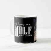 Wolf Kaffeetasse (Vorderseite Links)