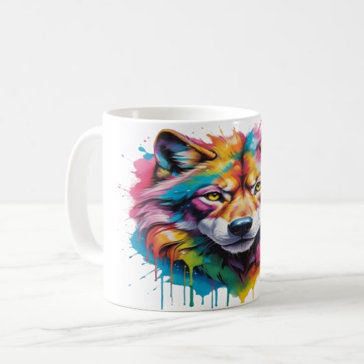 Wolf Kaffeetasse (Vorderseite Links)
