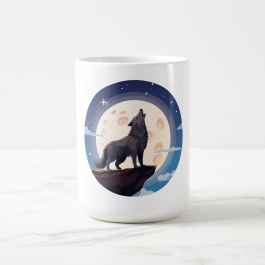Wolf Kaffeetasse (Mittel)