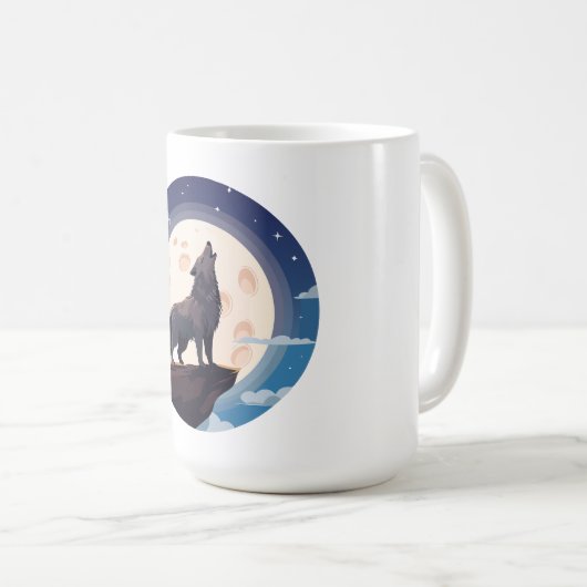 Wolf Kaffeetasse (VorderseiteRechts)
