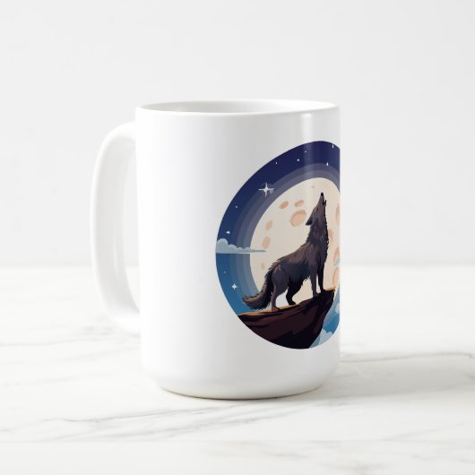 Wolf Kaffeetasse (Vorderseite Links)