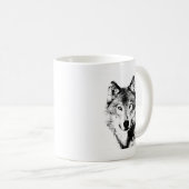 Wolf Kaffeetasse (VorderseiteRechts)