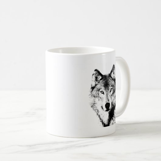Wolf Kaffeetasse (VorderseiteRechts)
