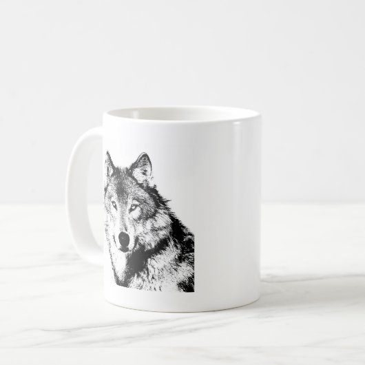 Wolf Kaffeetasse (Vorderseite Links)