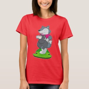 Wolf Kaffeetasse T-Shirt