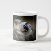 Wolf-Kampf Jumbo-Tasse (Rechts)