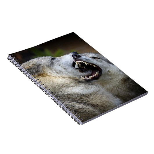 Wolf-Kampf Notizblock (Rechte Seite)