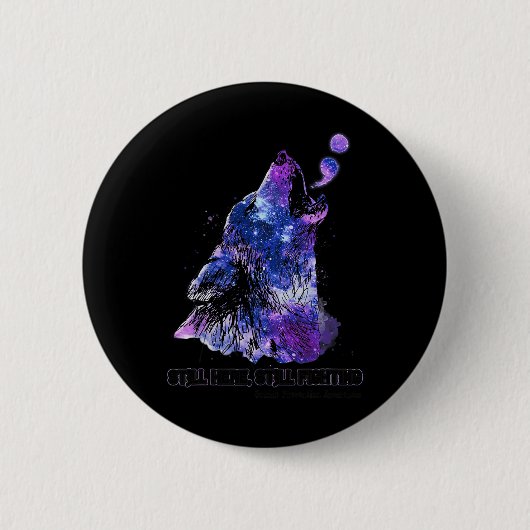 Wolf kämpft noch immer gegen Suizidprävention Button (Vorderseite)