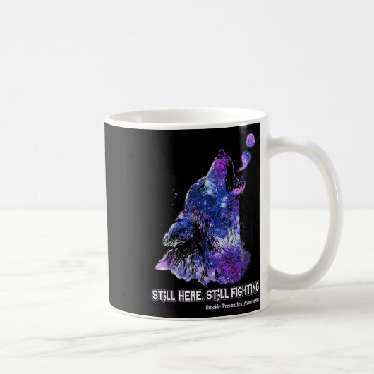 Wolf kämpft noch immer gegen Suizidprävention Kaffeetasse (Rechts)