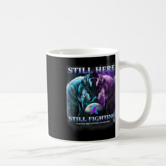 Wolf kämpft noch immer gegen Suizidprävention Kaffeetasse (Rechts)