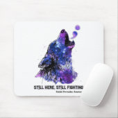 Wolf kämpft noch immer gegen Suizidprävention Mousepad (Mit Mouse)