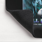 Wolf kämpft noch immer gegen Suizidprävention Mousepad (Ecke)