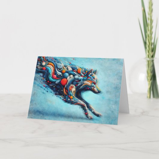 Wolf Karte (Vorderseite)