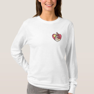 WOLF = kein Text, kleines Emblem auf der Brust T-Shirt