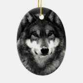 Wolf Keramik Ornament (Hinten)