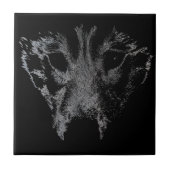 Wolf Keramik Tile Husky Pup Schlittenhunde Decke Fliese (Vorderseite)