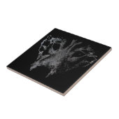 Wolf Keramik Tile Husky Pup Schlittenhunde Decke Fliese (Seite)