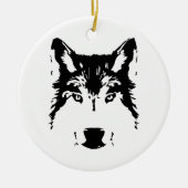 Wolf Keramikornament (Vorne)