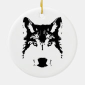 Wolf Keramikornament (Hinten)