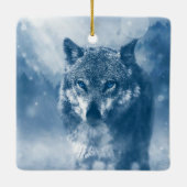 Wolf Keramikornament (Rückseite)