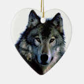 Wolf Keramikornament (Rechts)