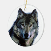 Wolf Keramikornament (Links)