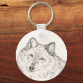 Wolf Key Chain Alpha Female Schlüsselanhänger (Vorderseite)