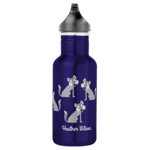 Wolf Kids Wolves Wasserflasche mit Namen