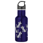 Wolf Kids Wolves Wasserflasche mit Namen (Vorderseite)