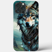 Wolf King Case-Mate iPhone Hülle (Rückseite)