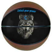 wolf king unlock your power basketball (Vorderseite)