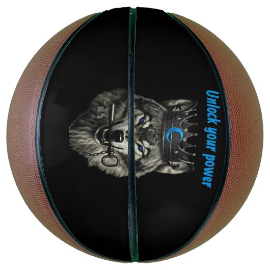 wolf king unlock your power basketball (Vertikal)