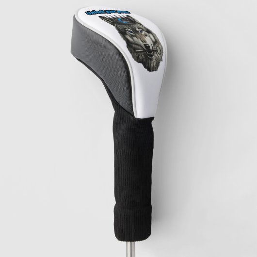 wolf king unlock your power golf headcover (angewinkelt)