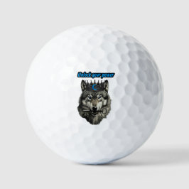 wolf king unlock your power golfball