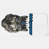 wolf king unlock your power iPhone hülle (Hinten horizontal)