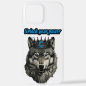 wolf king unlock your power iPhone hülle (Rückseite)