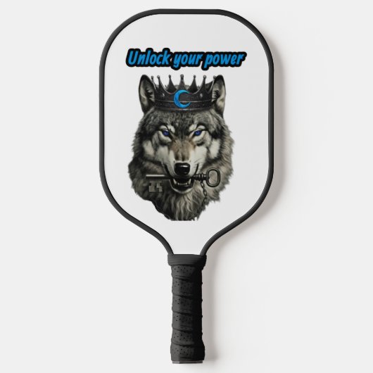 wolf king unlock your power pickleball schläger (Vorderseite)
